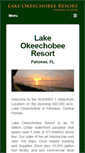 Mobile Screenshot of lakeokeechobeeresort.com